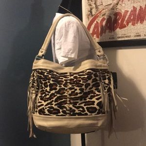 Calf Hair bag w/tassels
